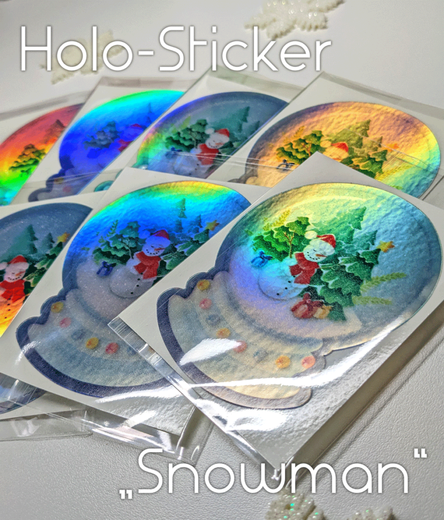 Holo-Sticker “Snowman”